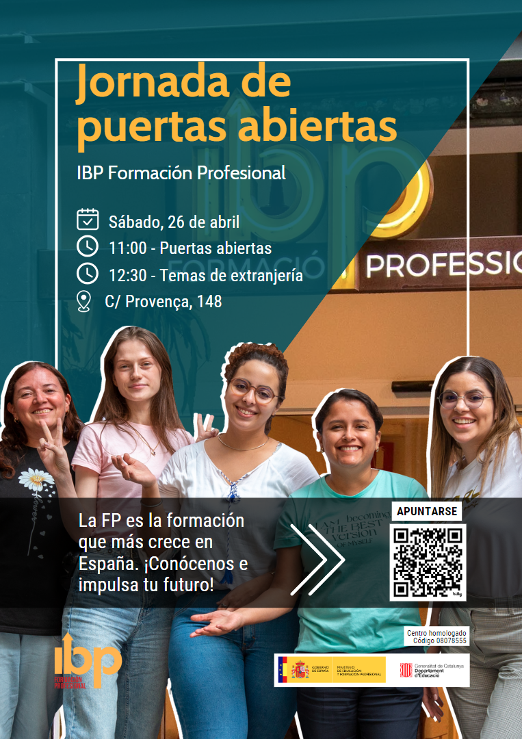 Cartel Jornada de Puertas Abiertas IBP 2025